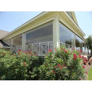 Window Zip Track Awning Sunscreen Blinds 52x10mm Alu Anodized