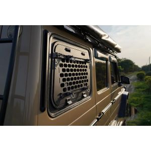 Black Overland Camper Gullwing Window For G-CLASS W463