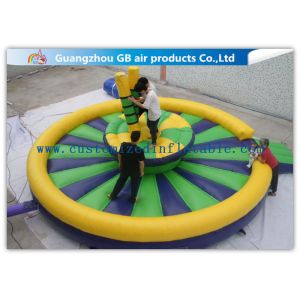 Round Inflatable Gladiator Game , Inflatable Duel Combat For Jousting Arena