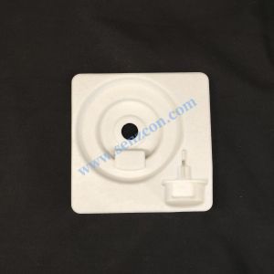 Hardware rollers, white sugarcane pulp paper pulp molded base, environmentally