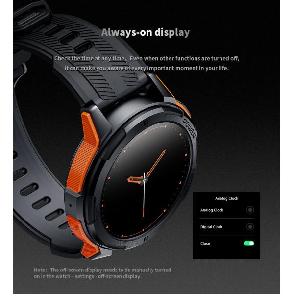 C25 Sports Rugged Outdoor Smart Watch Aviation Metal Case 1.69 inch