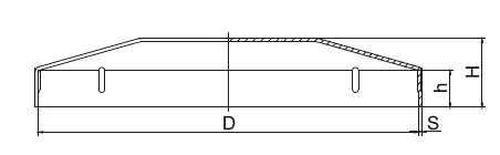 4 Inch 3 Inch 2 Inch Galvanized Round Fence Post Caps 100mm Metal