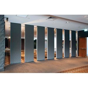 Leather Folding Acoustic Room Divider / Movable Partition Wall