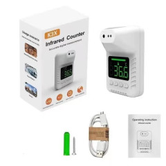 Wireless Household Medical Devices Voice Wall Mount Infrared Thermometer