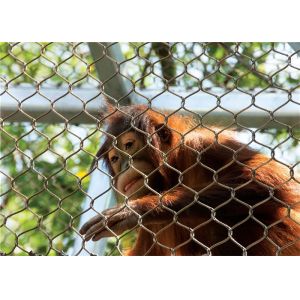 Knotted Or Ferrule Type Stainless Steel Aviary Mesh Diamond For Animal Enclosure