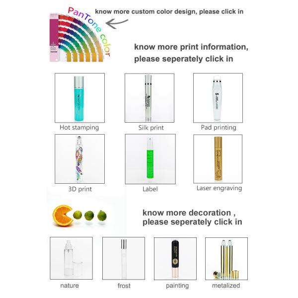 Plastic Empty PP PCR Elegant Cosmetic Gel Roller Bottles Roll On Deodorant Container