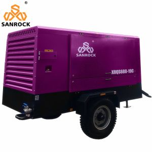 China 300L Two Stage Compression Air End Diesel Screw Air Compressor for Mining Industry on sale