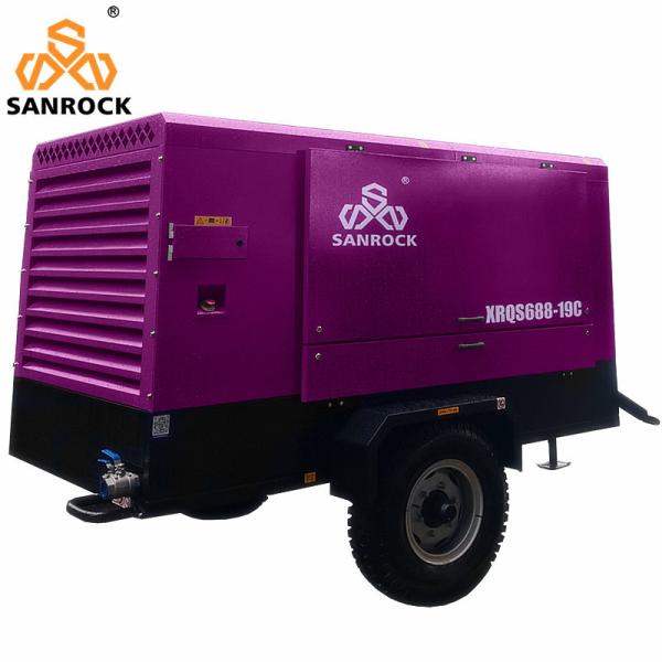 Buy 300L Two Stage Compression Air End Diesel Screw Air Compressor for Mining Industry at wholesale prices