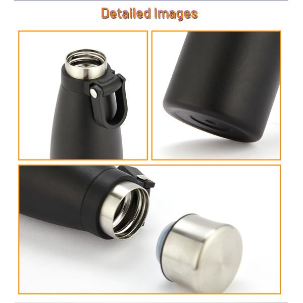 17 Oz Double Wall Stainless Steel Water Bottles Portable