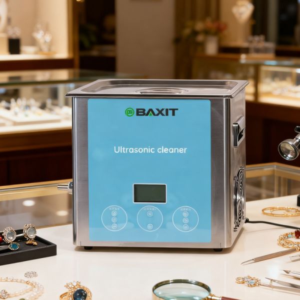 Ultrasonic cleaning machine - industrial high-power mechanical equipment for