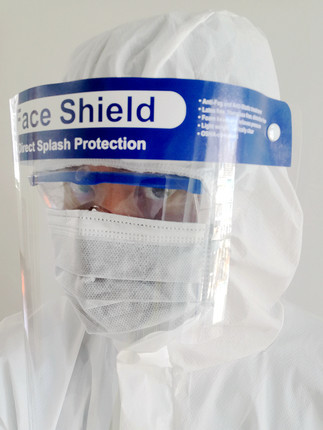 Buy Thickened Protective Face Shield Disposable Face Shield Anti Fog Material at wholesale prices