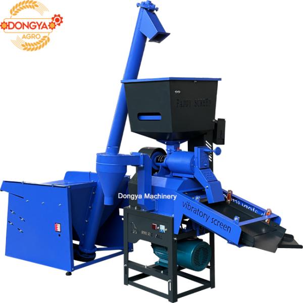 YIFENG AGRO Above 300kg Capacity 6N50L-2024 with Elevator Vibrant Rice Mill Machine Single Phase 4hp
