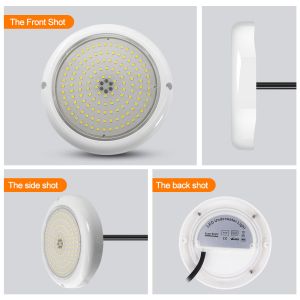 Resin Epoxy IP68 Pool Lighting White Color PAR56 Bulb 10W LED Underwater Light