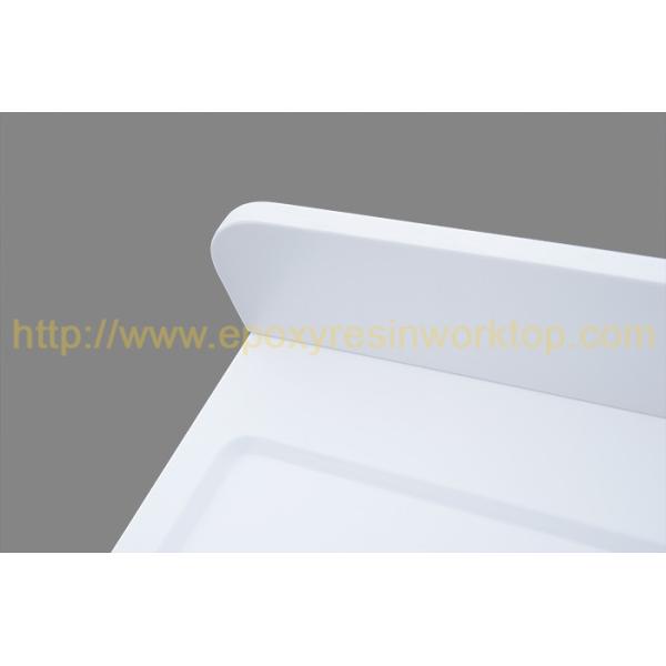 Buy Repairability Epoxy Resin Worktop / White Quartz Countertops Mositure Resistance at wholesale prices