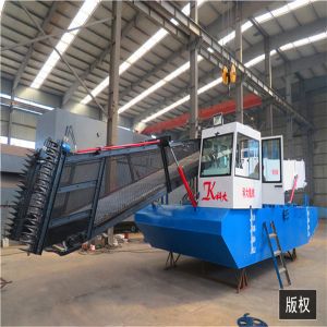 0.6m Water Weed Harvester Boat Aquatic Weed Cutting Machine