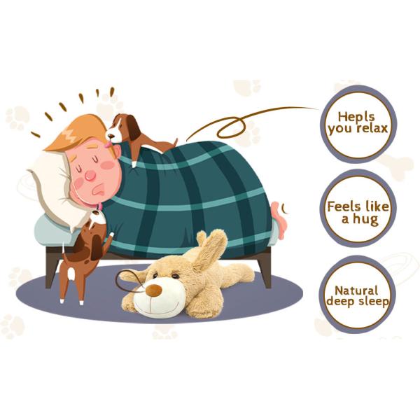 MorisMos 32" Giant Puppy Dog Stuffed Animal Cute Large Plush Toy and Body Pillow for Kids Bear Type