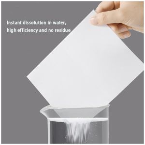 Decontamination Laundry Detergent Sheets Bubble Paper Cleaning And Antibacterial