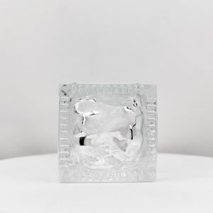 Round Glass Aromatherapy Reed Diffuser Bottles Perfume Rectangle Glass Bottle