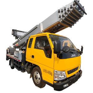 Euro 3 Standard 36m 45m Automatic Ladder Lift Move Aerial Ladder Platform Truck