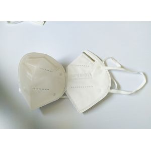 Quality Breathable N95 Respirator Mask , N95 Face Mask No Irritation FDA Certificated for sale