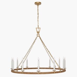 Vsual Comfort Darlana XL Wrapped Ring Chandelier CHC 5874