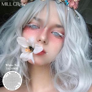 Quality Doll Eyes HEMA Halloween White Contacts , KSSEYE Cosplay Contact Lenses for sale