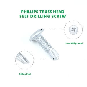 10x16 Stainless Steel Self Drilling Wafer Head Screws for Steel Frame 100% QC