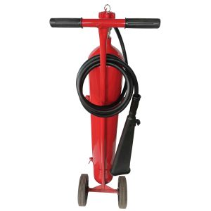 Trolley Mounted CO2 Fire Extinguisher 10kg CK45 Red Cylinder