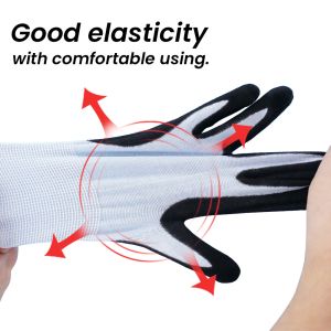 OEM Cut And Abrasion Resistant Gloves 18 Gauge Touch Screen Mechanics Gloves