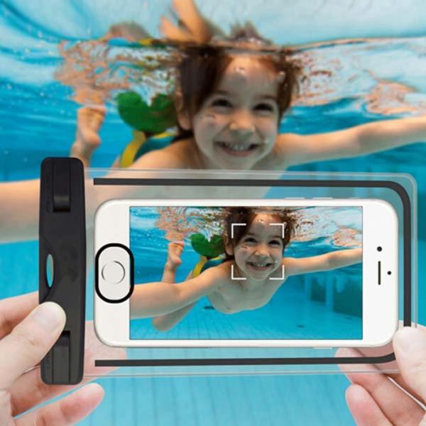 Transparent Swimming Waterproof Cell Phone Cases With Lanyard Strap