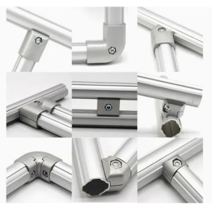 Quality Certified Fastener Karakuri Pipe Rack D28 Aluminum Tube Joint