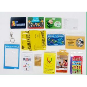 Waterproof Rubber Leather Lanyard Badge Holder For Students / Teacher