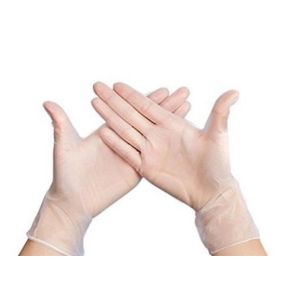 Transparent Disposable Medical Examination Gloves Beauty Dental 100 pcs / Box