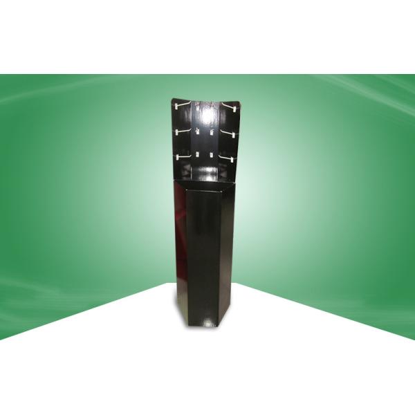 Buy Black Hexagon Cardboard Dump Bins Plastic Hooks Retail Dump Bins at wholesale prices