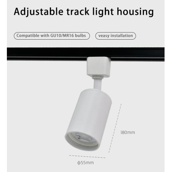 Replaceable Gu10 Spotlight Track 55xH100mm For Home Hotel
