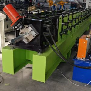 China CZ Purlin Roll Forming Machine with 18 Station Rollers, 380V/50HZ/3Phase Voltage and Cr12Mov Cutting Blade for High Efficiency on sale