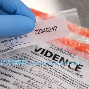 Police evidence bags, Public Safety Evidence Security Bags, Crime Scene Evidence