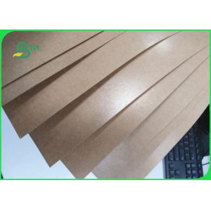 Recycled PE Paper Food Safe Rigid Brown Kraft Paper 350gsm Sheet