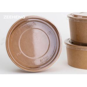 Freezer Safe Disposable Food Grade Paper Salad Bowls