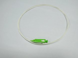 Buy White cable SC APC SM SX 0.9mm White Fiber Optic Pigtail for Video Transmission , Data Transmission at wholesale prices