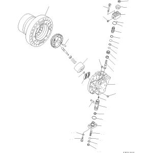 706-86-01550 706-86-43210 For Komatsu D31EX-21 D37PX-21 D39EX-21 Bulldozer