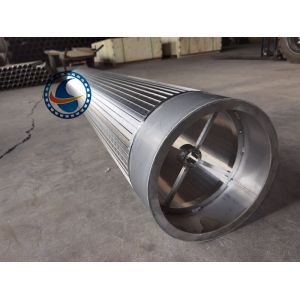 Stainless Steel 316L Vee Shaped Wire Wedge Wire Screen Pipe