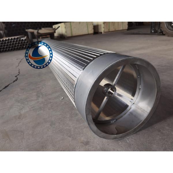 Buy Stainless Steel 316L Vee Shaped Wire Wedge Wire Screen Pipe at wholesale prices