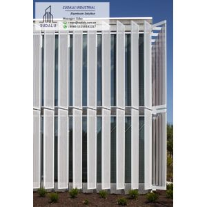 SUDALU Solar Shape Aluminum Facade Cladding Panel for Outdoor Decoration Metal