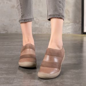 S372 Increased Women'S Shoes Leather 2020 Autumn And Winter Hot Style Retro