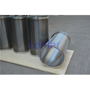 Vertical Wedge Wire Basket With Smooth Filtration Surface For Clay And Kaolin