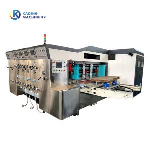 120 To 200PCS/Min Multi Color Cardboard Printer Machine With Double Suction Pump