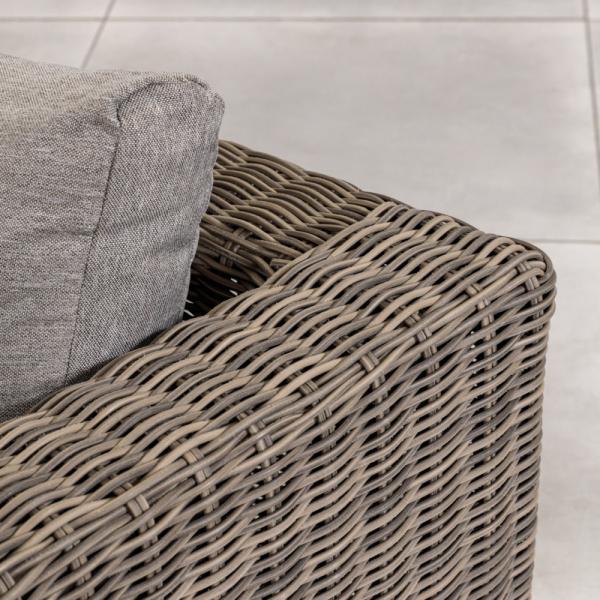 Outdoor Furniture AJUNION Modern Garden Set PE Rattan Patio Furniture Round Wicker Set