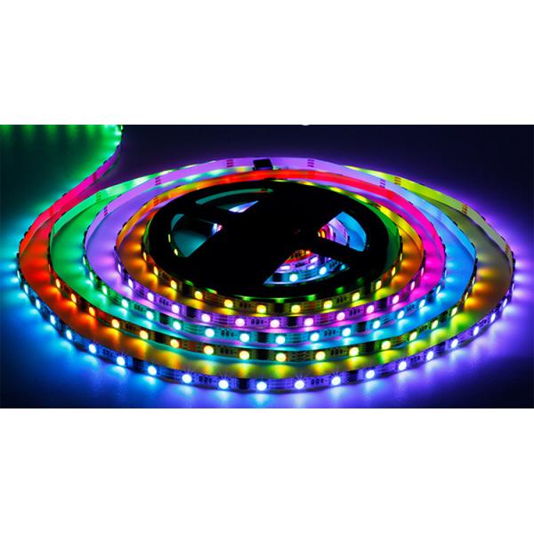 8mm Narrow LED Pixel Strip Light , RGB 5050 3535 Magic Dream Color LED Strip