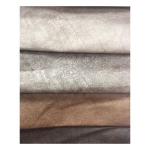 400gsm Microfiber Suede Upholstery Fabric Printed Pattern Artificial Suede
